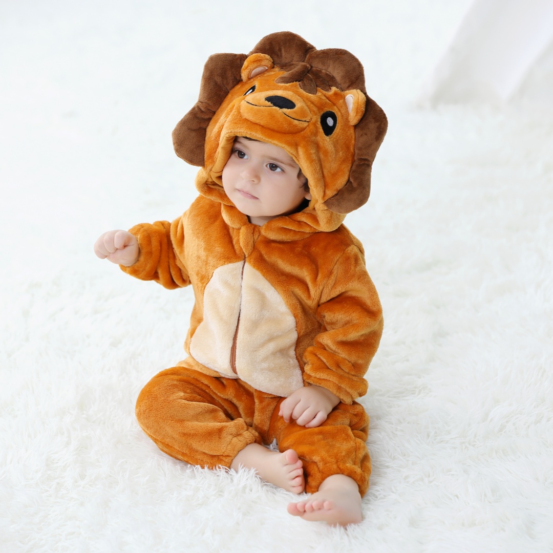 Spiderman Jumpsuit Kids - 아기 Kigurumi 귀여운 사자 만화 Romper