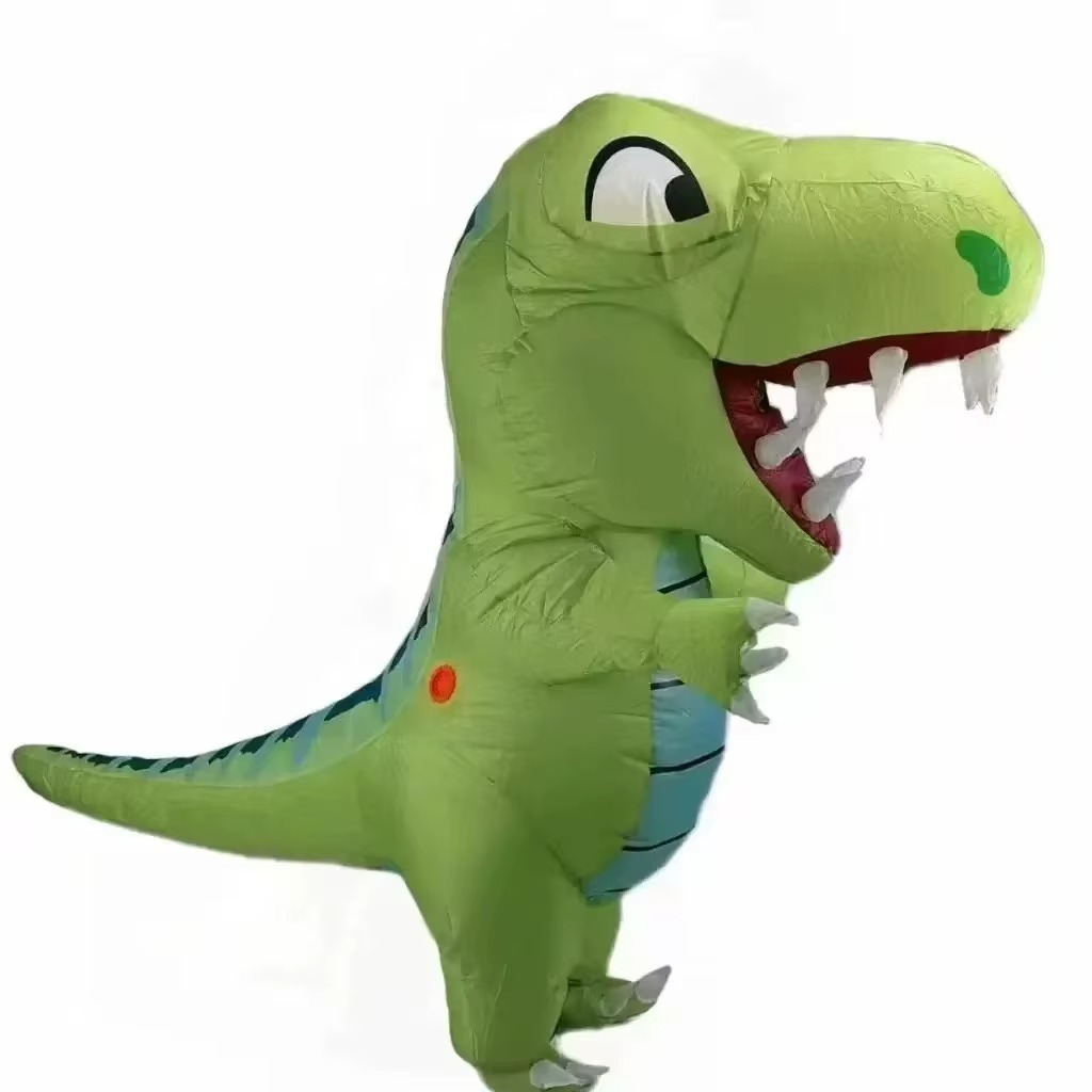 Inflatable Dinosaur Costume Adult - 성인용 뚱뚱한 머리 공룡 인형 의상,
