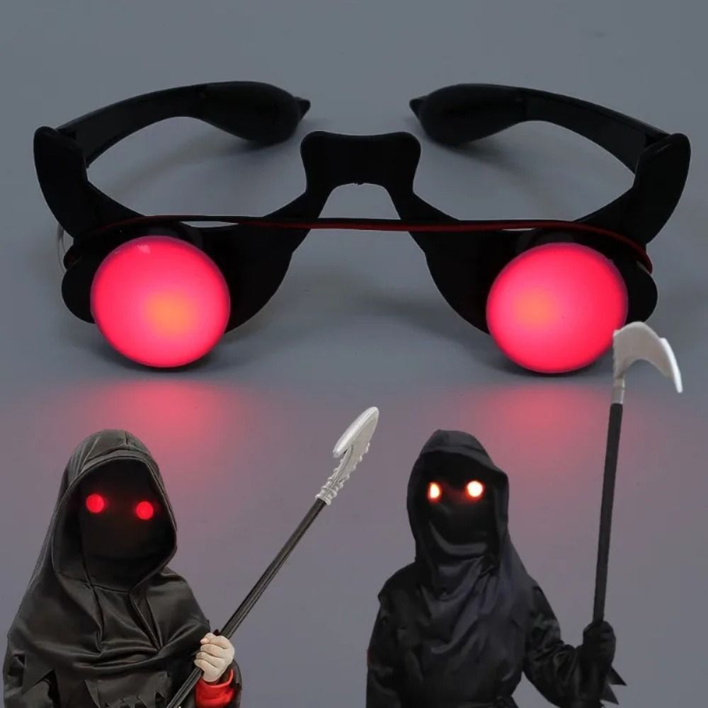 Glow In The Dark Party Glasses - ABS LED 안경 레드 아이즈 안경