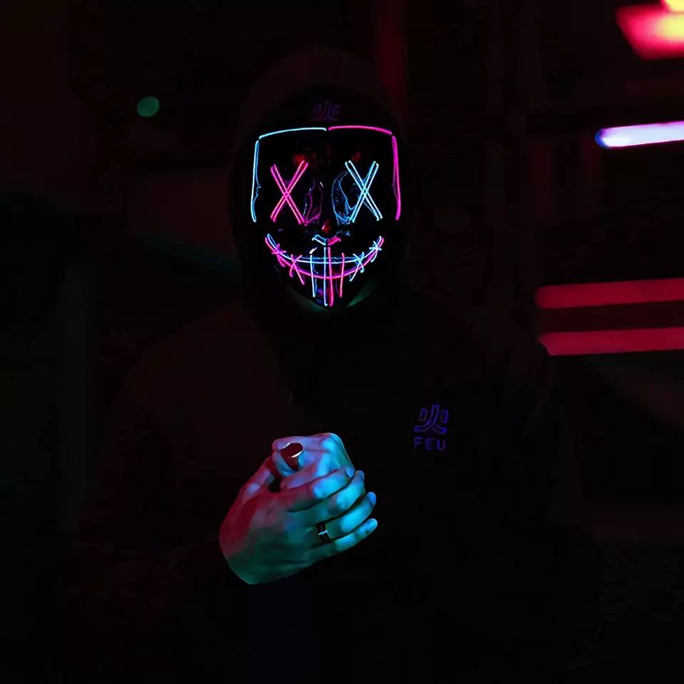 할로윈 축제 파티를 위한 LED 라이트 업 마스크, 3 - Led Purge Mask Halloween 리뷰 및 가격
