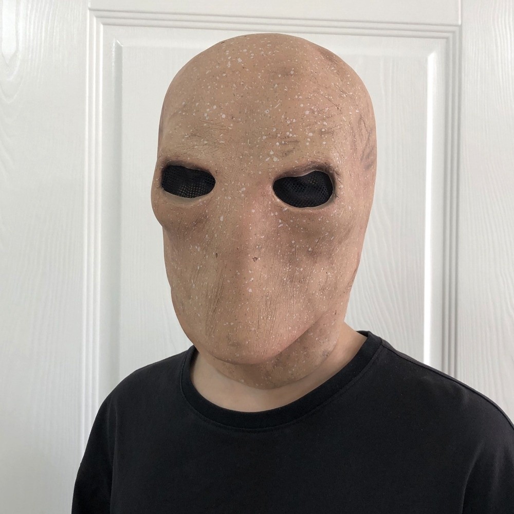 얼굴이 없는 남자 할로윈 슬렌더맨 마스크, 무독성, 사 - Latex Alien Mask Realistic 리뷰 및 가격