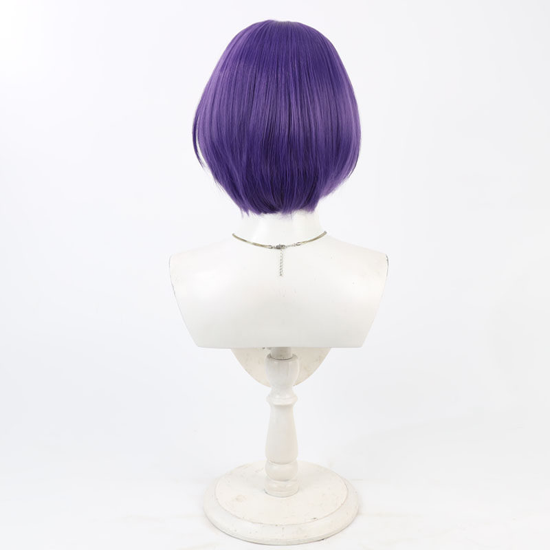 사이렌지 하루나 코스프레 가발 보라색 짧은 아줄 레인  - Anime Cosplay Wig Heat Resistant 리뷰 및 가격