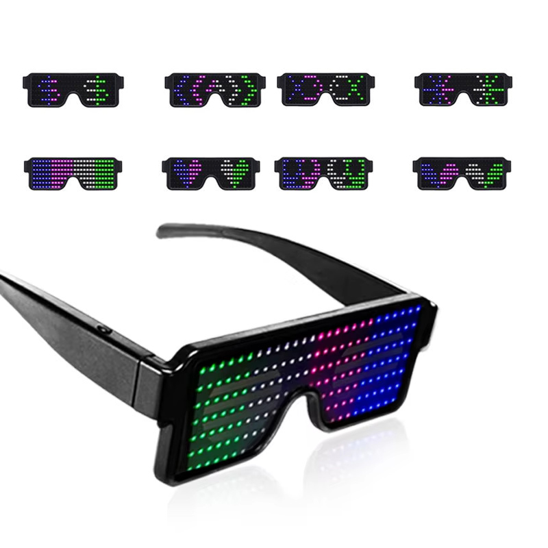 LED 안경 라이트 업 다이내믹 파티 선물 안경 축제  - Glow In The Dark Party Glasses 리뷰 및 가격