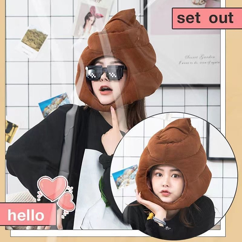 창의적이고 귀여운 똥 모양 봉제 모자, 재미있는 가짜  - Fake Poop Gag Gift 리뷰 및 가격