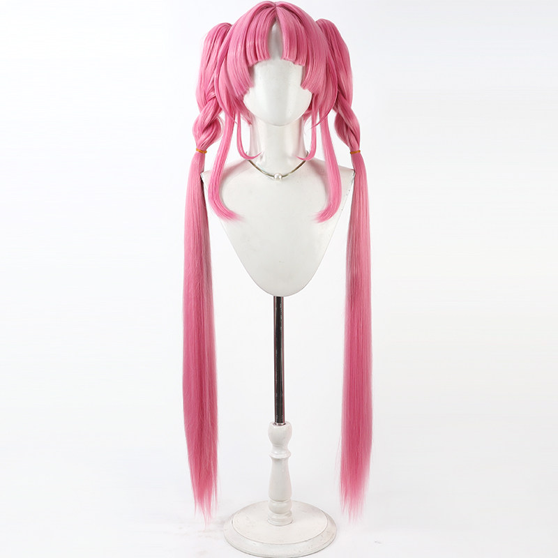 코바야시 미쿠루 코스프레 가발 핑크 롱 합성 헤어 내열 - Anime Cosplay Wig Heat Resistant 리뷰 및 가격