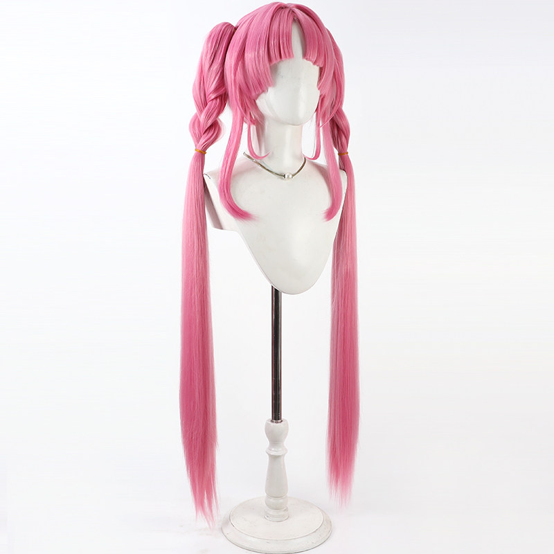 코바야시 미쿠루 코스프레 가발 핑크 롱 합성 헤어 내열 - Anime Cosplay Wig Heat Resistant 리뷰 및 가격