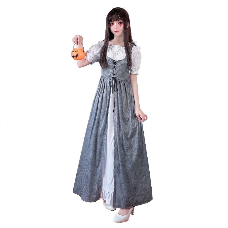 여성용 중세풍 의상, 르네상스 스타일의 어깨를 드러내는 - Medieval Renaissance Dress Women 리뷰 및 가격